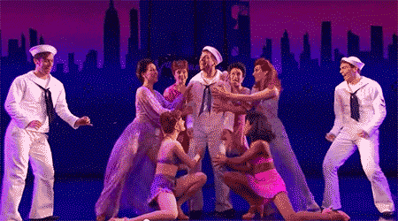 On the Town GIf- Jay Armstrong Johnson- Tony Yazbeck- Clyde Alves