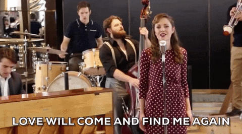 Laura Osnes GIF- Bandstand- Love Will Come and Find Me again