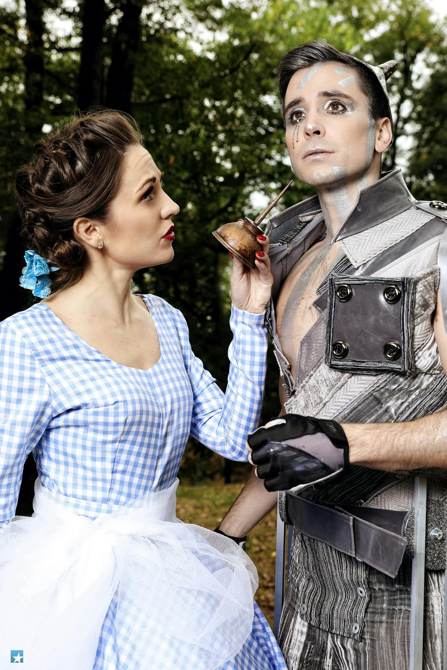 Broadway Celebrates Oz- BroadwayBox-Curtis Brown Photo- Laura Osnes as Dorothy-Matt Doyle as Tin Man