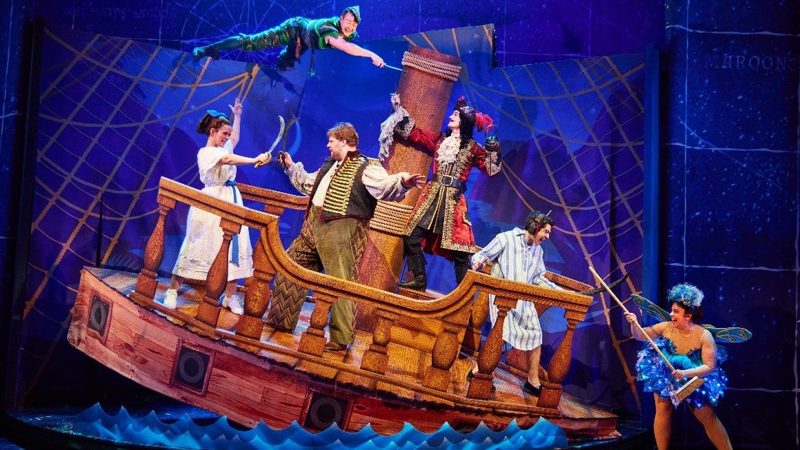 Peter Pan Goes Wrong - 2023 Broadway - Boat