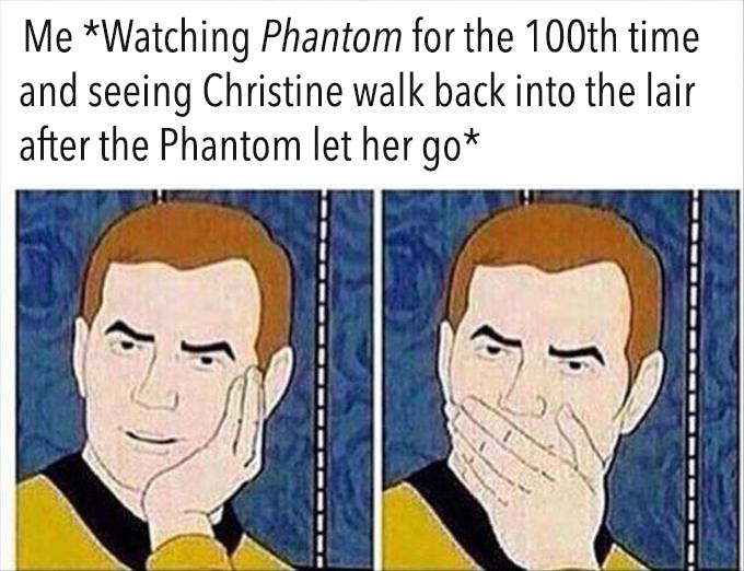 Phantom of the Opera Musical Broadway Fans Meme