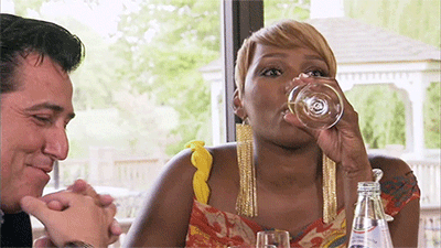 Nene Leakes- GIF- Broadway- Real Housewives - Drink