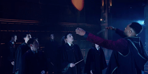 Harry Potter and the Cursed Child GIF- Broadway- Wand Magic