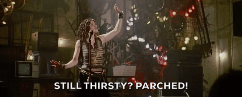 Parched GIf- Thirsty GIF- Rent- Over the Moon- Idina Menzel GIF