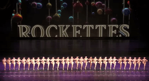 Rockettes GIF- Radio City- Kick Line GIF