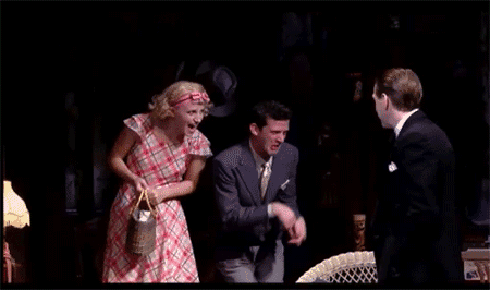 Annaleigh Ashford- GIF- You Can't Take It With You- Laughing- Sarcastic LOL GIF