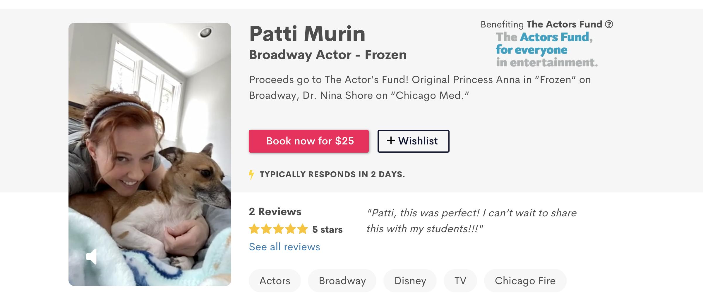 Patti Murin Broadway Cameo