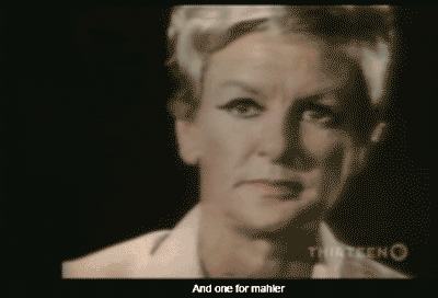 Elaine Stritch GIF- Ladies Who Lunch GIF- One for Mahler GIF