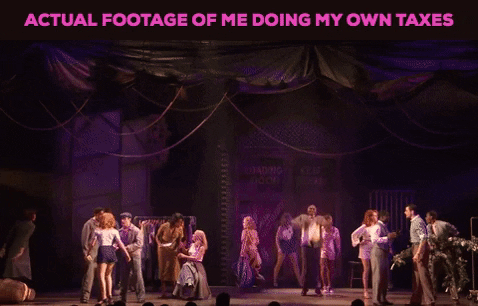 Kiss Me Kate Broadway Musical GIF- Taxes GIF
