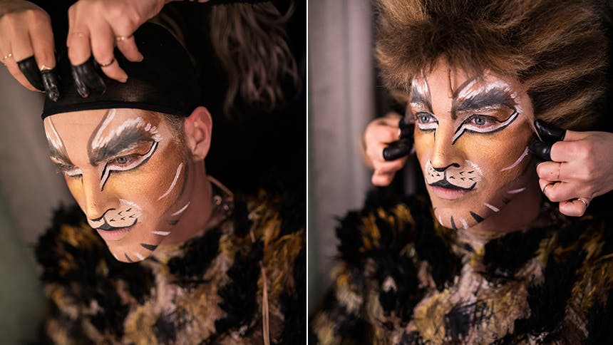 Cats- Broadway- Revival-Tyler Hanes- Backstage- Dressing Room