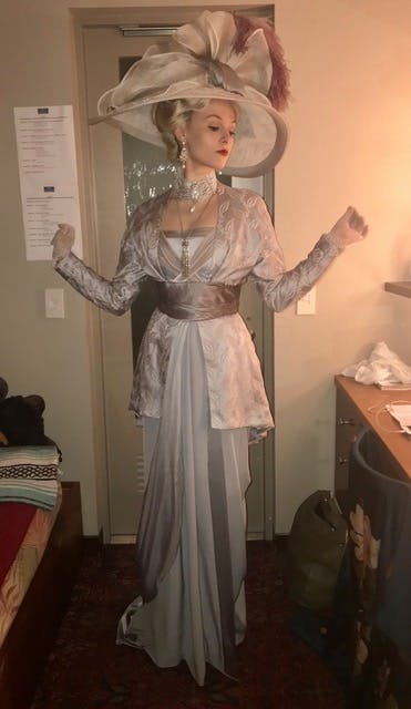Christine Cornish Smith- My Fair Lady Broadway Revival- Catherine Zuber Costumes- Ascot Races