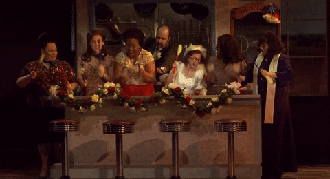 Waitress GIF- Musical- Broadway- Wedding GIF