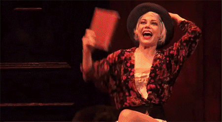 Michelle Williams GIF- Cabaret- Broadway- Sally Bowles