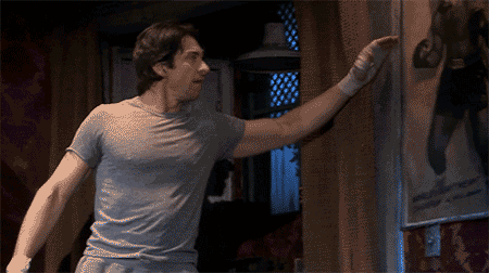 Andy Karl- Rocky- GIF- Punch