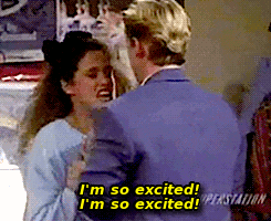 I'm so excited GIF- SAVED BY THE BELL GIF