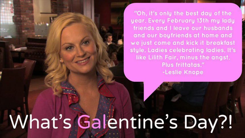 Galentine's Day Parks and Rec