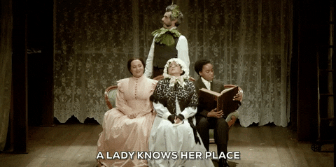 Kate Hamill Little Women Off Broadway KRISTOLYN LLOYD Jo March GIF- Lady Knows Her Place GIF