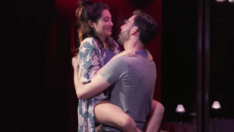Max Crumm GIF- Lucy DeVito GIF- Hot Mess - Making Out GIF