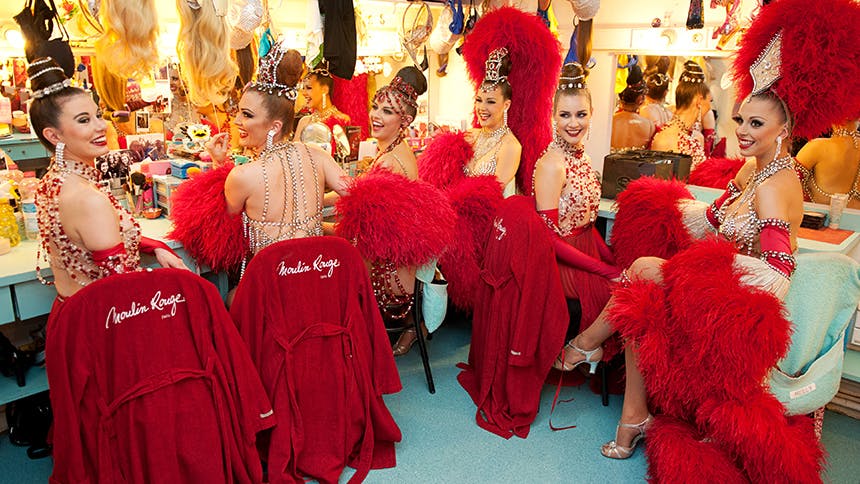 Moulin Rouge- Costumes- New York- Paris- backstage