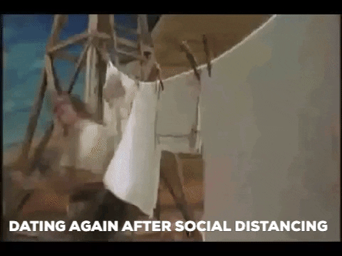 Dating social distance GIF