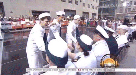 On the Town GIF- Sailors