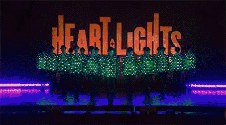 Rockettes GIF- Heart and Lights