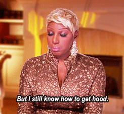Nene Leakes- GIF- Broadway- Real Housewives - Ghetto