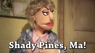 Golden Girls GIF- Puppet- Shady Pines GIF