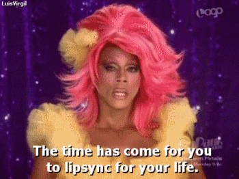Lip sync for your life gif