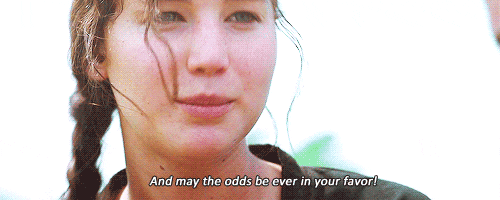 May the odds be ever in your favor gif