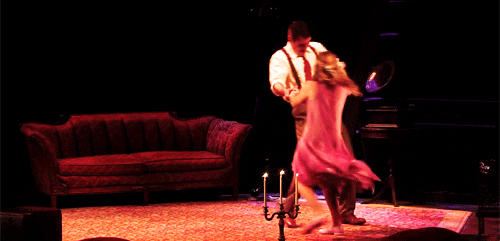 Glass Menagerie- Laura and Jim Dance- GIF