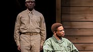 Warner Miller, Nnamdi Asomugha and Blair Underwood in A Soldier's Play