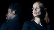 Okieriete Onaodowan as Nils Krogstad and Jessica Chastain as Nora Helmer in A Doll's House
