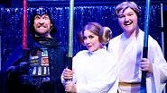 Taylor Crousore, Maggie McDowell and Stone Mountain in A Musical About Star Wars