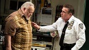 Stephen McKinley Henderson as Pops and Michael Rispoli as Lieutenant Caro in Between Riverside and Crazy