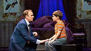 Norbert Leo Butz and Zachary Unger in Big Fish.