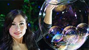 Melody Yang in The Gazillion Bubble Show.
