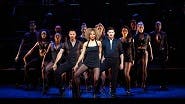 Lana Gordon as Velma Kelly and the cast of Chicago
