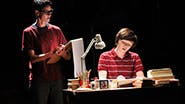Beth Malone as Alison and Emily Skeggs as Medium Alison in Fun Home