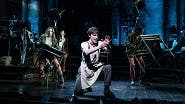 Reeve Carney as Orpheus in Hadestown