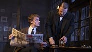 Alfie Allen as Mooney and David Threlfall as Harry in Hangmen