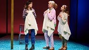 Mary-Louise Parker as Li'l Bit, Johanna Day as Female Greek Chorus and Alyssa May Gold as Teenage Greek Chorus in How I Learned to Drive