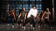 Myles Frost as MJ and the cast of MJ the Musical