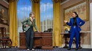 Julie White as Harriet and Suzy Nakamura as Jean in POTUS