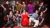 The cast of The Play That Goes Wrong Off Broadway