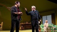 Danny Burstein as Larry Sultan, Nathan Lane as Irving Sultan and Zoë Wanamaker as Jean Sultan in Pictures From Home