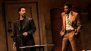 Corey Hawkins as Lincoln and Yahya Abdul-Mateen II as Booth in Topdog / Underdog