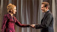 Patricia Clarkson as Mrs. Kendal and Alessandro Nivola as Dr. Fredrik Treves in 'The Elephant Man'