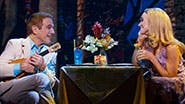 Tony Danza as Tommy Korman and Brynn O'Malley as Betsy Nolan in 'Honeymoon in Vegas'