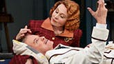 Kevin Kline as Garry and Kate Burton as Liz in Present Laughter